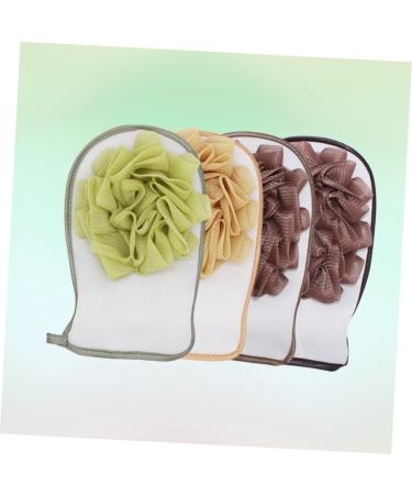 Buy NOLITOY 2-in-1 Bath Scrub Towel Mitt & Exfoliating Gloves | Spa Quality Shower Mittens | Ideal for Exfoliation & Makeup Cleaning | International Shipping Available - Buy Online on GoSupps.com