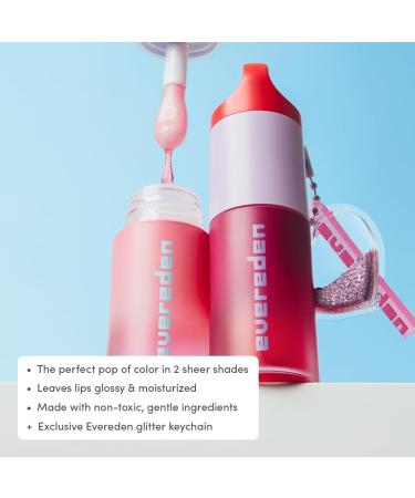 Evereden Preppy Teen Skincare Collection & Lip Gloss Set - Triple Green Tea Cleanser Teen Face Wash, Gel-Cream Moisturizer, Toner Pads for Face & Tinted Non-Toxic Lip Gloss Sakura Pink - Buy Online on GoSupps.com