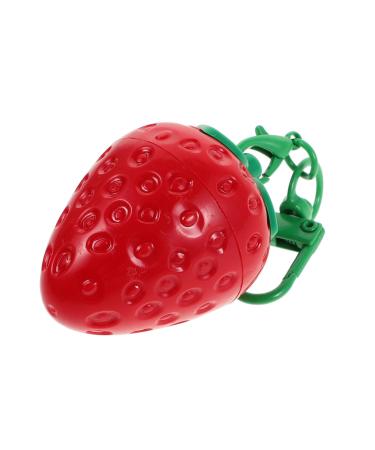 PartyKindom Moisturizing Strawberry Lip Balm Compact Lip Cream for Men Women Bulk Lip Care for Daily Use Repair for Dry Lips Stylish Strawberry Design High Efficiency