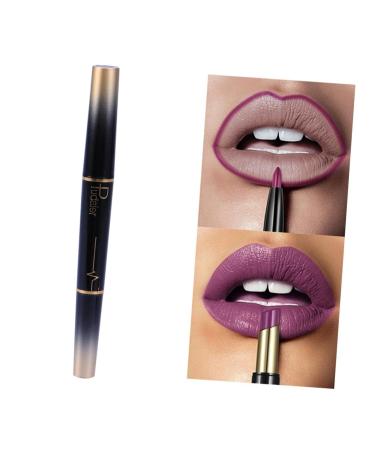 Long Lasting Matte Lipstick - Non-Stick Double Ended Lipstick & Liner Pencil | International Shipping Available - Buy Online on GoSupps.com