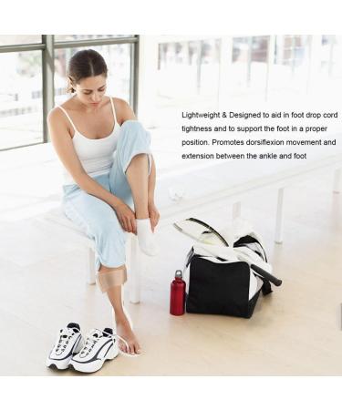 Foot Drop Orthosis Ankle Brace - FDA Approved Splint for Right Foot | M Size (39-45 m) - Best Support for Foot Drop Posture - Buy Online on GoSupps.com