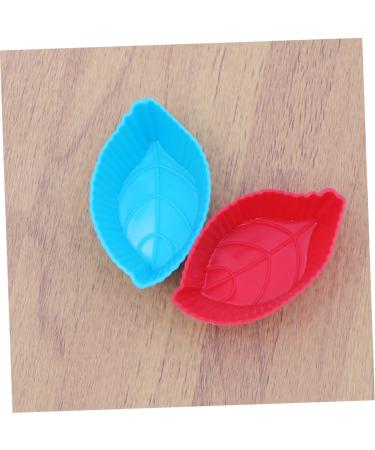 Zerodeko 20 Pcs Silicone Molds Candy Baking Cups Silicone Baking Cups Leaf Cake Mold Muffin Cup to Bake As Shownx2pcs mediumx2pcs - Buy Online on GoSupps.com