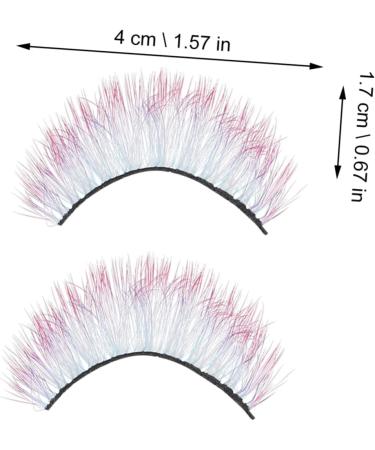 Angoily 25 Pairs Colored False Eyelashes Upper Lower A Madea Halloween Cosplay Lashes Halloween False Eyelashes Halloween Eyelashes Dramatic Multicolor Eyelash Box 3d Imitation - Buy Online on GoSupps.com