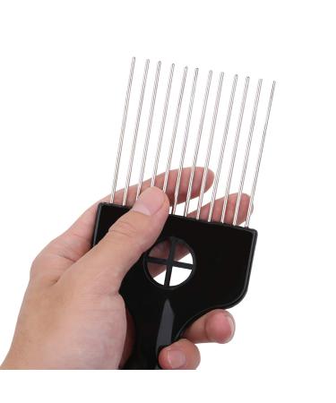 Metal Afro Hair Pick Comb - Detangle Wig Braid Styling Comb (1 Pack) - Buy Online on GoSupps.com