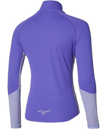 Mizuno Women's DryAEROFLOW LS Half-Zip Pullover Jacket XS - Simply Purple | Shop Internationally - Buy Online on GoSupps.com