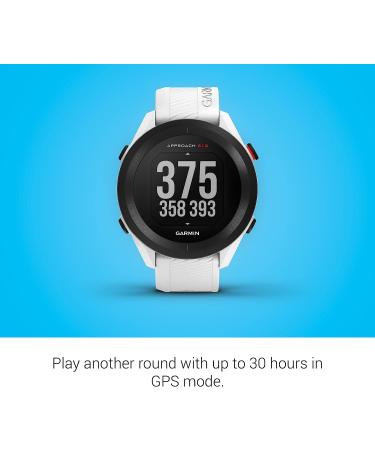 Garmin Approach S12 GPS Golf Watch - White | 42k+ Preloaded Courses | Easy-to-Use | 010-02472-02 - Buy Online on GoSupps.com
