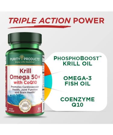 Purity Products Bundle - Krill Omega 50+ with CoQ10 + B-12 Energy Melt - Krill Omega 50+ with CoQ10 (Krill Oil Fish Oil CoQ10 Vitamin D) B-12 Berry Melt (Methylcobalamin B12 + B6 + D3 + More) - Buy Online on GoSupps.com