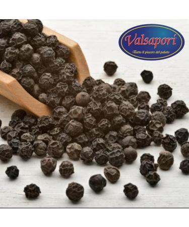  Valsapori Tellicherry Black Peppercorns in a 100g bag - 100% natural Sicilian cultivation - Late harvest with a pungent taste - - Buy Online on GoSupps.com