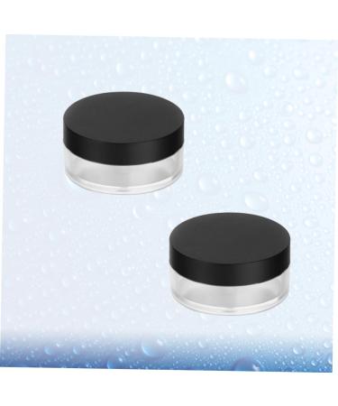 FOMIYES 2pcs Leak Proof Travel Containers DIY Powder Case Makeup Case Elastic Mesh Make up Packing Box 6.5X3cm Black - Buy Online on GoSupps.com