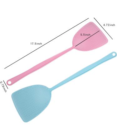 Flexible & Durable 3-Pack Manual Fly Swatter Set in 3 Colors - Buy Online on GoSupps.com