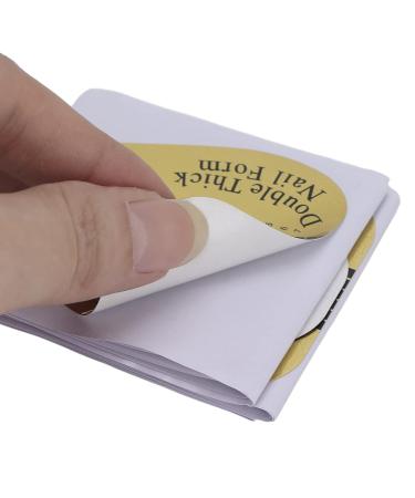 100pcs Self Adhesive Nail Form Guide Stickers - Nail Tips Extension & Manicure Accessories for Perfect Nails - Buy Online on GoSupps.com