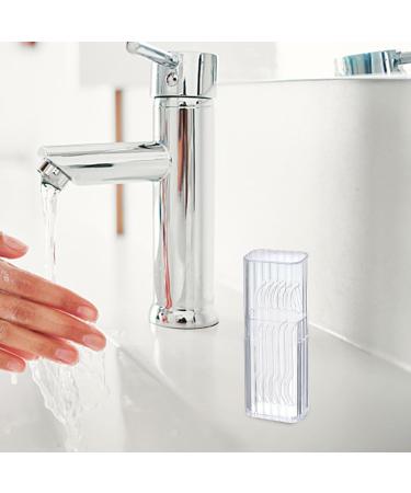 Joberio Portable Acrylic QTIP Holder & Travel Case - Clear Storage Box for Cotton Swabs Dental Floss & Hair Accessories - Buy Online on GoSupps.com