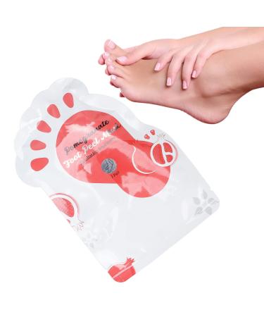 Footmask peeling pomegranate-foot peeling mask foot bath foot care for women peeling mask for men and women peeling soft smooth feet
