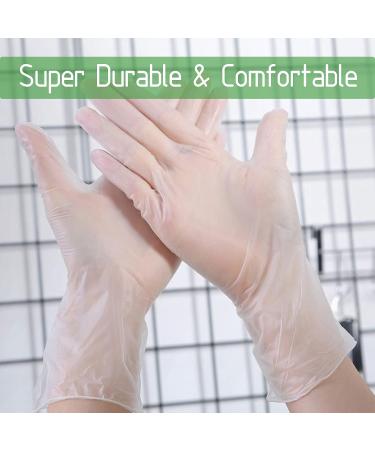 Dr. GreenPanda Clear Vinyl Gloves - 1000 Pack - Food Safe, Latex & Powder Free, Large Size for Cooking, Cleaning, and Food Service Prep - Buy Online on GoSupps.com