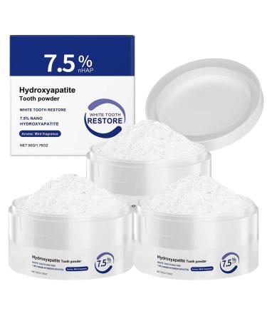 blmcoos Hydroxylapatite Teeth Whitening Powder Remineralizing Mineral Powder for Teeth Restoration Effective for Strengthening Teeth and Gums (3)