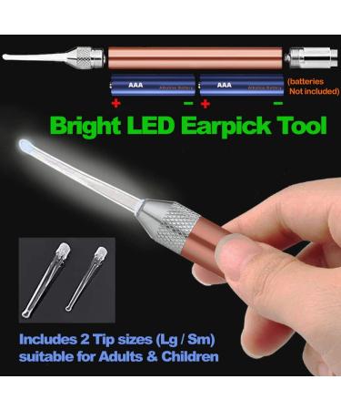 Ear Washer Kit for Adults and Children - Ear Cleaning System with LED Light and 5 Disposable Tips - Buy Online on GoSupps.com