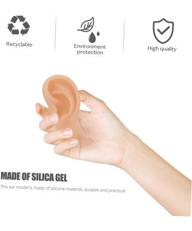 Silicone Ear Model - Simulation Silica Gel Beige Eft Ear Teaching Tool - Buy Online on GoSupps.com