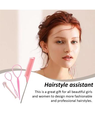 KQNM Haarhilfen 4er-Set Haarflechtwerkzeuge & Dutt-Styler f r perfektes Haarstyling | Internationaler Versand - Buy Online on GoSupps.com