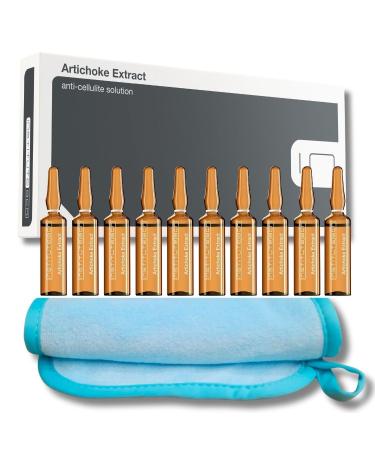 Artichoke Extract Serum Meso Ampoules 10 of 5 ml. Cosmetic Skin Serum for Body Contouring by Institute BCN