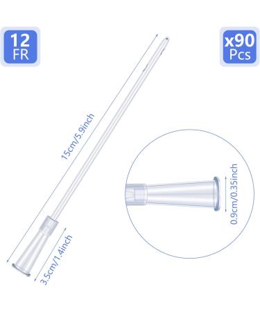 Buy Nuanchu White PVC Replacement Tube Kit - 90 Clear Flexible Colon Tubes for Men & Women - Smooth Insert Catheters - International Shipping Available - Buy Online on GoSupps.com