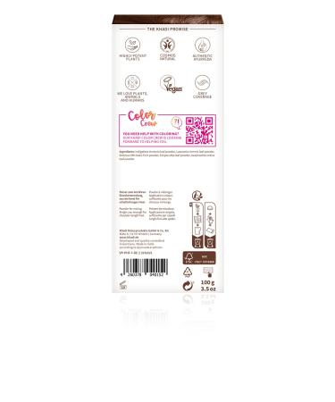 Khadi Herbal Hair Colour Natural Hazel | Premium Natural Hair Dye for Vibrant Long-Lasting Color - Shop Internationally - Buy Online on GoSupps.com