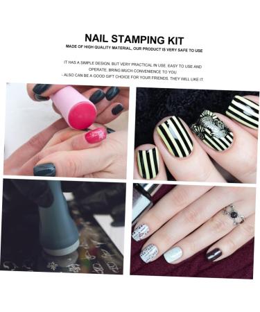 FRCOLOR 12 Sets Bow Tie Tool Holder Accessories Major Mesh Girl Nail Art Accessories Ponytail Mini Manicure Full Transparent Box Nail Razor Nail Polish Stamp With - Buy Online on GoSupps.com