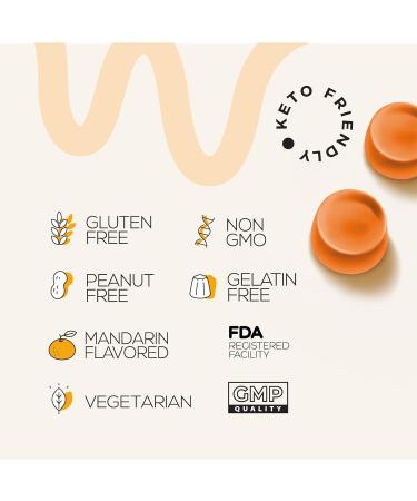 (2 Pack) Calm Magnesium Gummies 600 Mg - Magnesium Complex Chews 6-in-1 - Glycinate Citrate Malate Vit D Herbs - High Absorption Healthy Response to Stress Sleep Calm Support - Vegan Sugar Free Mandarin 60 Count (Pac  - Buy Online on GoSupps.com