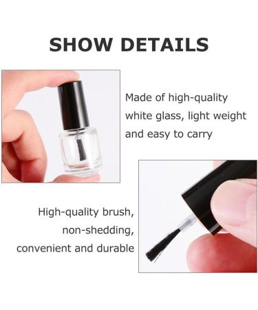 Lot de 25 Flacons Vides de Vernis Ongles 5ml en Verre Bouchon Aluminium lectrolytique Pinceau Int gr R utilisables pour Nail Art Accessoires Manucure Professionnels DIY - Buy Online on GoSupps.com