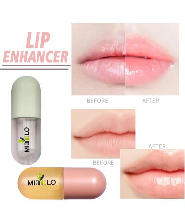 Hudhow's Lip Filler Set | 2-Part Lip Plump & Care - Clumsy Lip Gloss & Natural Oil Serum for Long-lasting Hydration - Buy Online on GoSupps.com