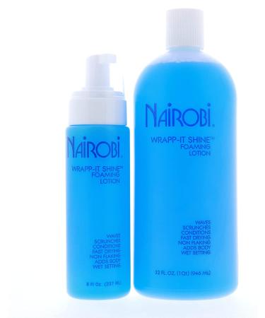 Nairobi Wrapp-it Shine 32oz + 8oz Combo - Professional Hair Care Products - Buy Online on GoSupps.com