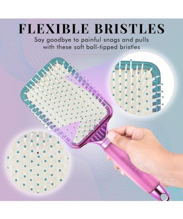 Unicorn & Mermaid Hair Brush | Paddle Detangling Brush for Women by Lily England - Buy Online on GoSupps.com