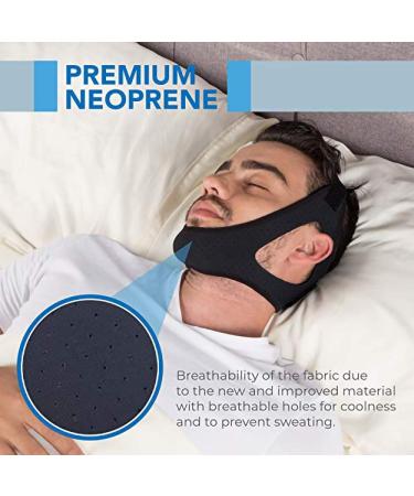 Snoring Chin Strap | Comfortable Anti-Snoring Device | Adjustable Sleep Aid for Men & Women - Buy Online on GoSupps.com