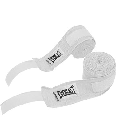 Everlast 4456WHT Hand Wraps White 180 - Premium Boxing Hand Wraps - Buy Online on GoSupps.com