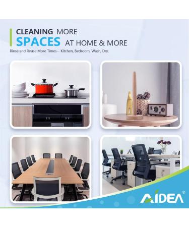 AIDEA Cleaning Wipes - 40 Ct Handy Wipes, Multi-Purpose Towel for Reusable Cleaning - Domestic & Dish Cloths, Blue - 12''x24'' (1 Pack) - Buy Online on GoSupps.com