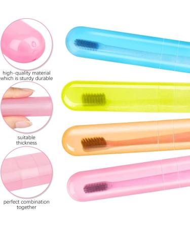 ZCSOWE 4-Pack Toothbrush Cases - Travel-Friendly Protective Covers for Family & Hygiene - Buy Online on GoSupps.com