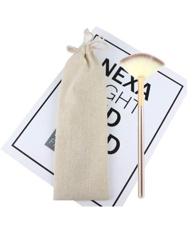 Soft Fan Brushes for Glycolic Peel | Makeup Applicator Tools - Pack of 3 | Includes Storage Bag - Buy Online on GoSupps.com