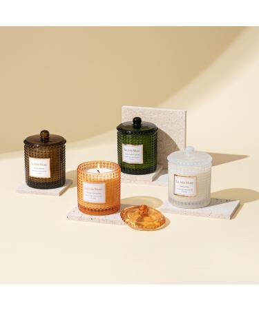 La Jolie Muse Wood-Jasmine Luxury Candles | 75-Hour Natural Soy Wax | Perfect Gifts for Women | 285g 10oz Fragrance Candles for Home - Buy Online on GoSupps.com