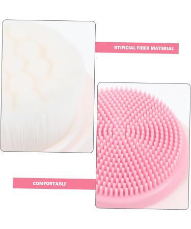 Beatifufu Facial Scrubber double sided women facial brush multifunctional brush the face man white Deep Cleaning pores face cleansing brush frosted Silica gel face brush washbasin manual - Buy Online on GoSupps.com