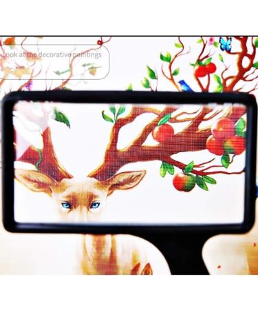 10x Rectangular Handheld Reading Magnifie Loupe for Reading Newspaper Map Jewellery Better Life - Buy Online on GoSupps.com