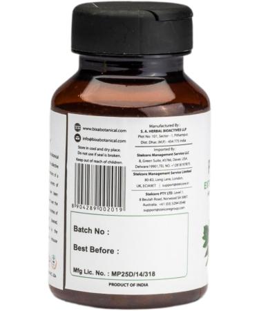 Papaya Leaf Extract 60 Veg Capsules (450mg) - Carica Papaya | Digestive System Support - Buy Online on GoSupps.com
