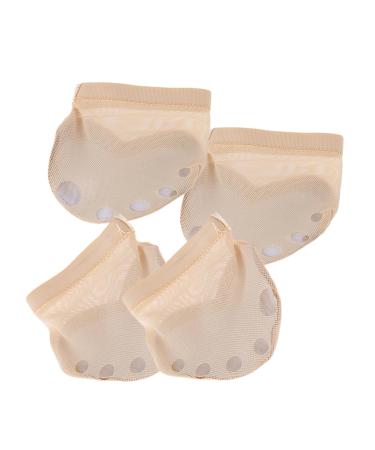 BESPORTBLE 2 Pairs Forefoot Pad Forefoot Cushion Pad Toe Protector Ballet Paw Pad Foot Care Accessory Lyrical Shoes Foot Toe Pad Foot Accessory for Dance Toe Sock Toe Alignment Tool Pad Foot