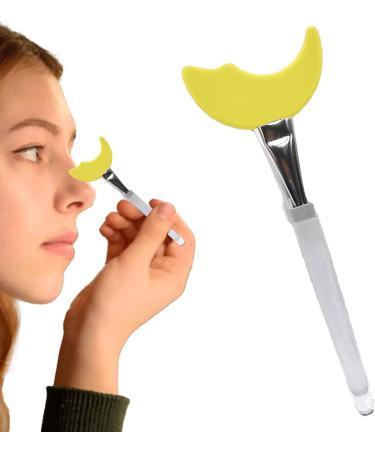 Mascara Eyelashes Tools- 11cm * 4.5cm Portable Eyelash Brush Tool| Easy To Use Eyelash Tool Mascara Shield| Eyelashes Mascara Applicator Tool For Women Girls Ladies And Daily Parties Yellow - Buy Online on GoSupps.com