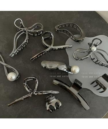 Niche Black Metal Grab Clip Net Red Back Head Large Shark Clip Hairpin 010 Four grips (Color : 04 cross gripper) - Buy Online on GoSupps.com
