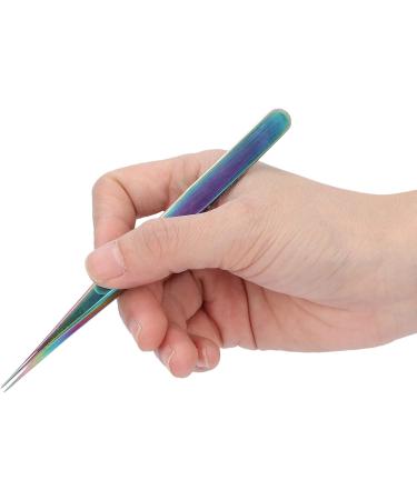 Herchr 3PCS Tweezers Set for Eyelash Extensions | Stainless Steel Straight & Curved Precision Tools - Buy Online on GoSupps.com