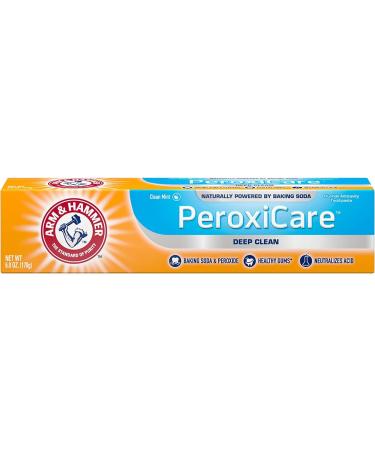 ARM & HAMMER PeroxiCare Fresh Mint Toothpaste 6 oz (Pack of 2) - Baking Soda & Peroxide, Tartar Control - Buy Online on GoSupps.com