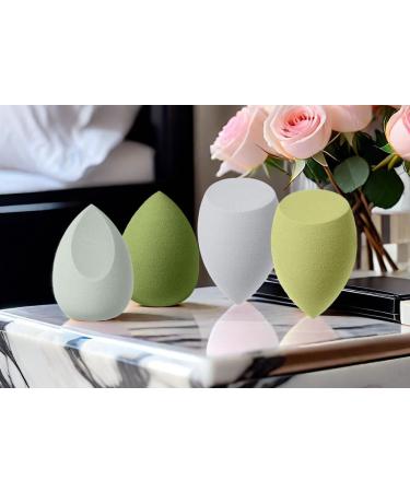 Stianiiile Makeup Sponge Set of 8 - Latex Free Blenders for Liquid Cream & Powder | Super Soft Green Beauty Sponges - Buy Online on GoSupps.com