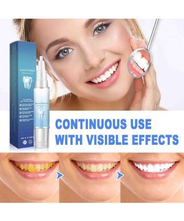  SBTRKT Gum Shield Gel Gum Instant Gel Teeth Whitening Essence Pen Teeth Whitening Gel Intensive Stain Removal Teeth Gum Regrowth Drops Teeth Whitening Foam Gum Recession Repair Deeply Cleaning Gums - Buy Online on GoSupps.com