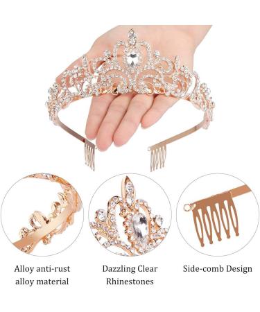  Crown Tiara with Comb | Birthday & New Year Tiara | Elegant International Shipping  - Buy Online on GoSupps.com
