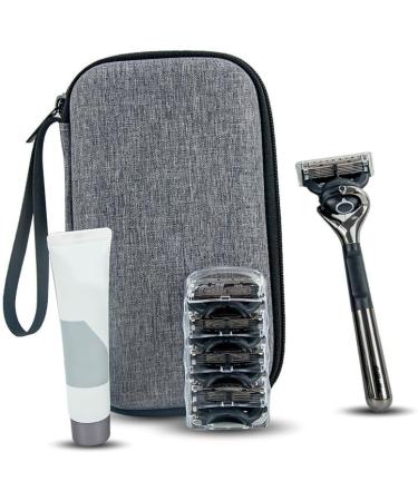 ZLiT Gillette Razor Case - Shockproof EVA Travel Pouch for Gillette Razors - Gray Storage Bag - Buy Online on GoSupps.com