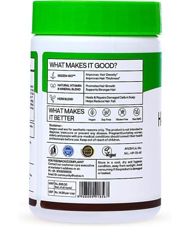 OZiva Plant Based 100% Natural Vitamin E + Aloe Vera + Argan Oil for Glowing Skin & Stronger Hair 30 Veg Capsules Non GMO - Buy Online on GoSupps.com